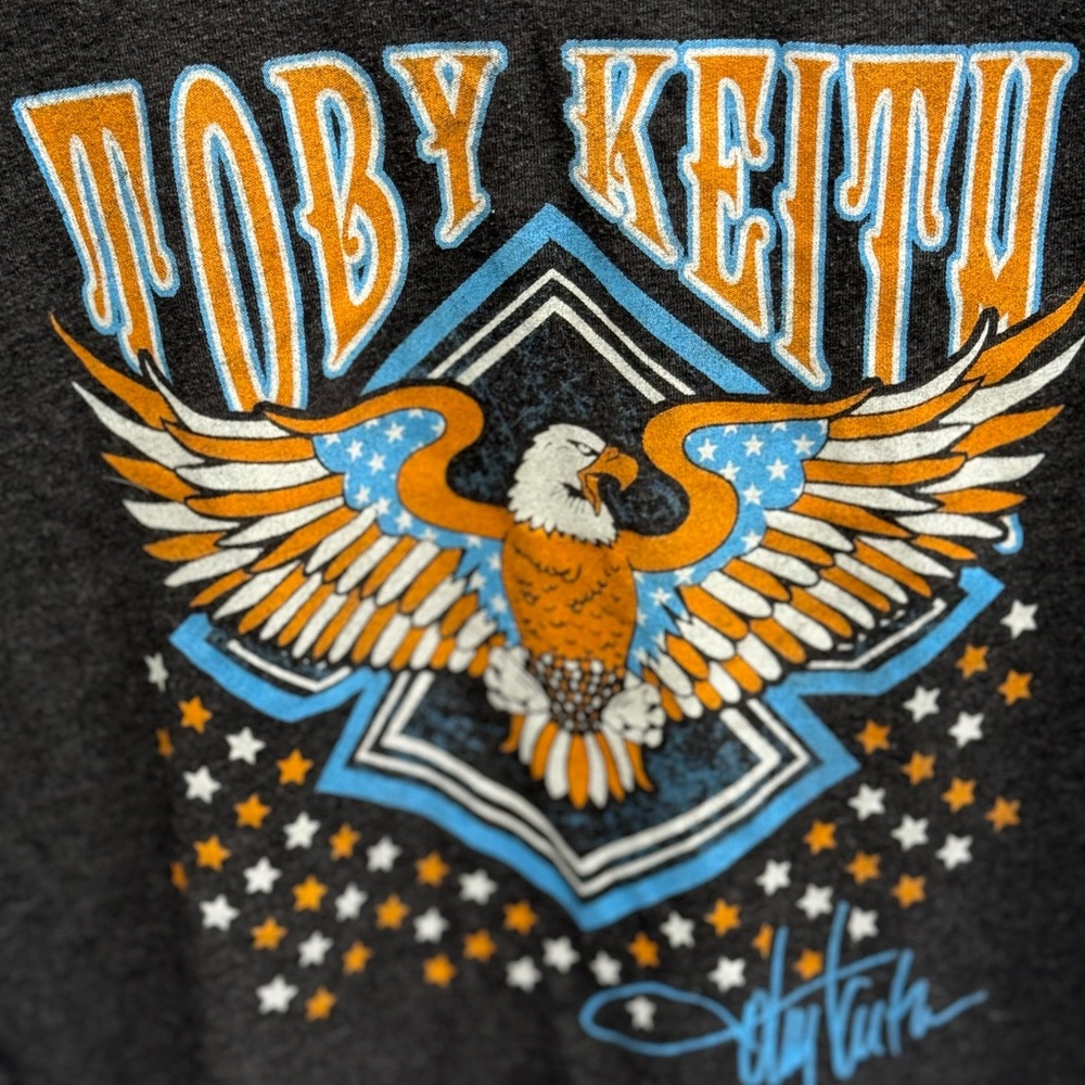 Black Graphic Eagle Tee - Women's Top